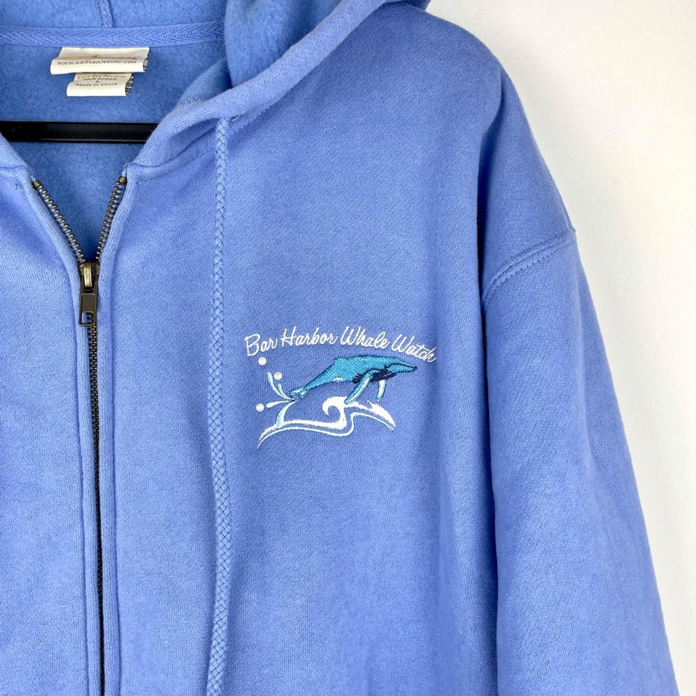 Blue Artisans hoodie with zipper, Jacket - Picture 3 of 7